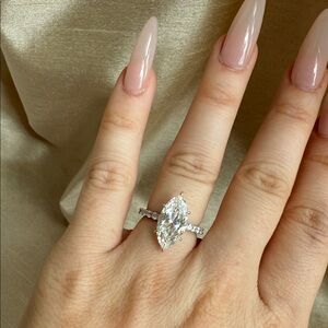 Selena Gomez Marquise Diamond Ring